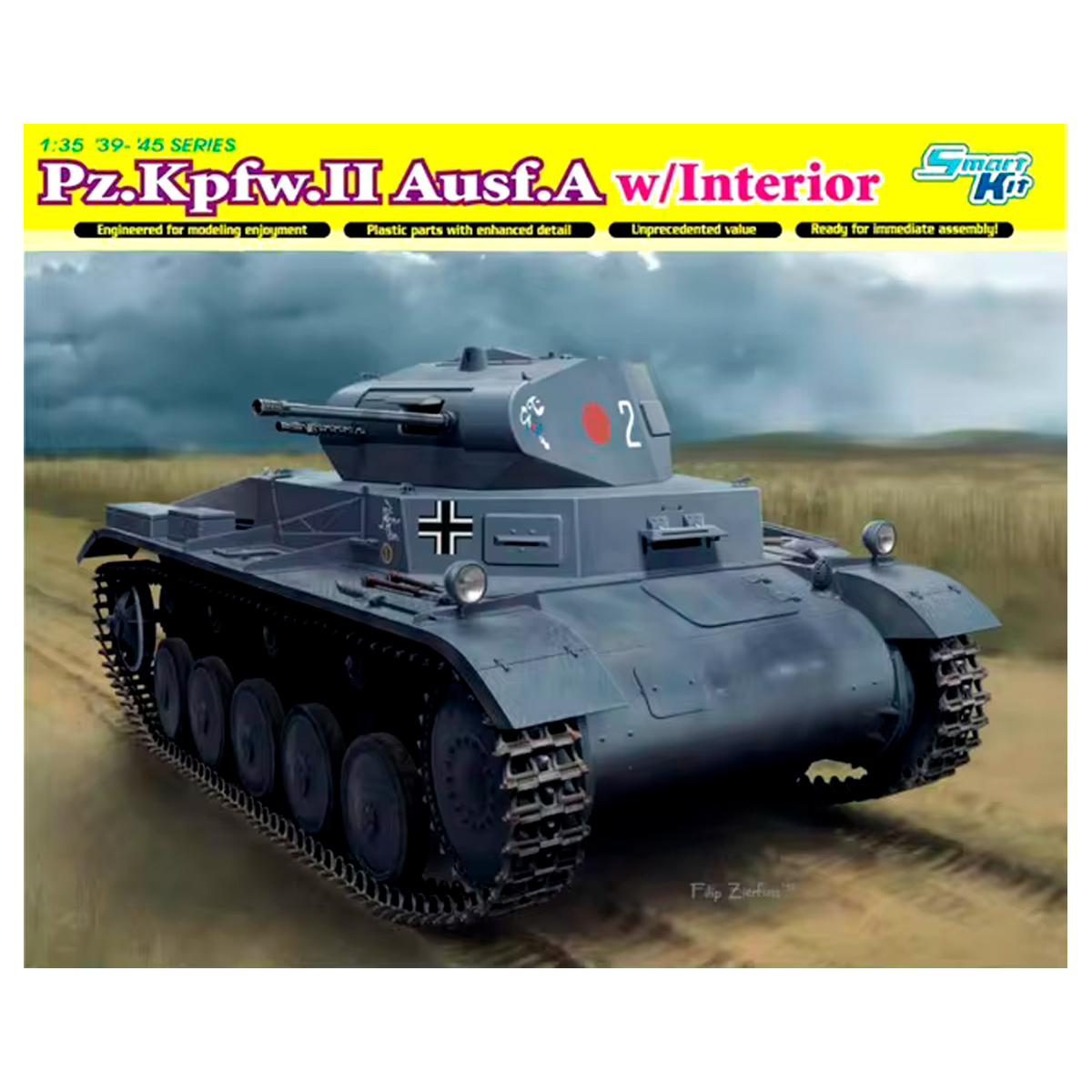 DRAGON 1/35 Pz.Kpfw. II Ausf. A w/ Interior