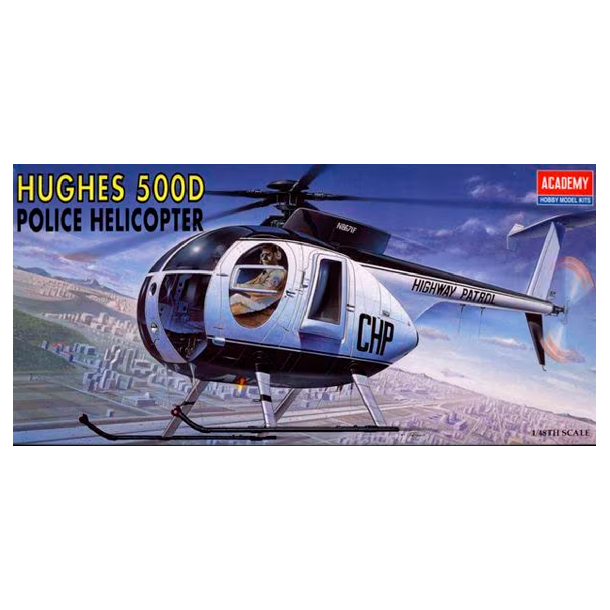 Hughes 500D Police Helicopter 1/48