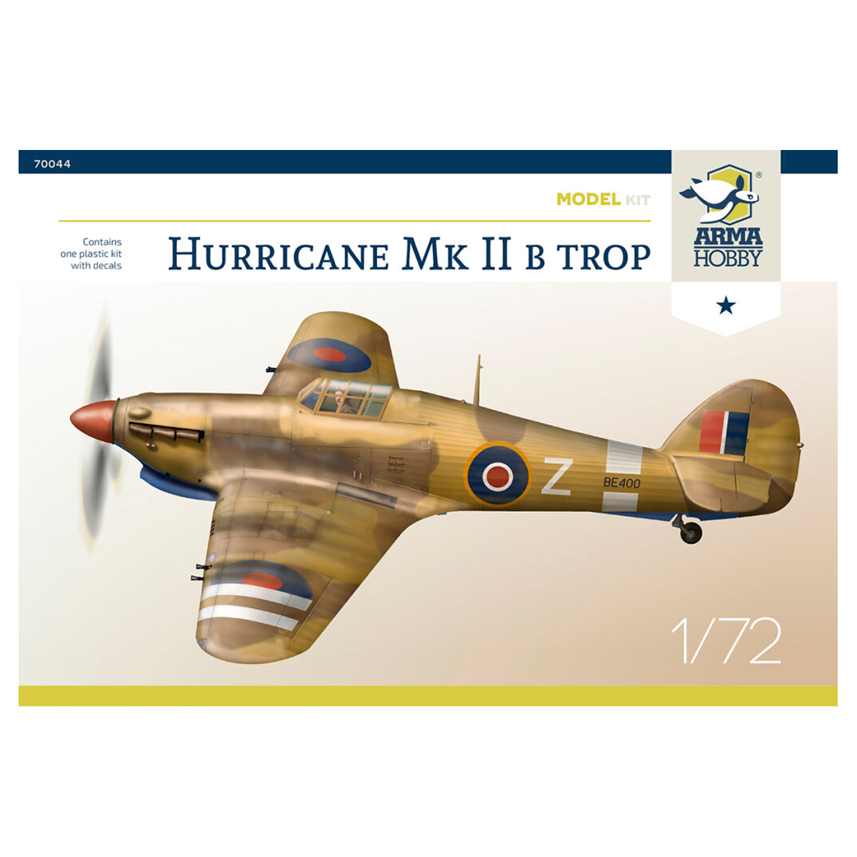 Hurricane Mk IIb Trop Model Kit 1/72