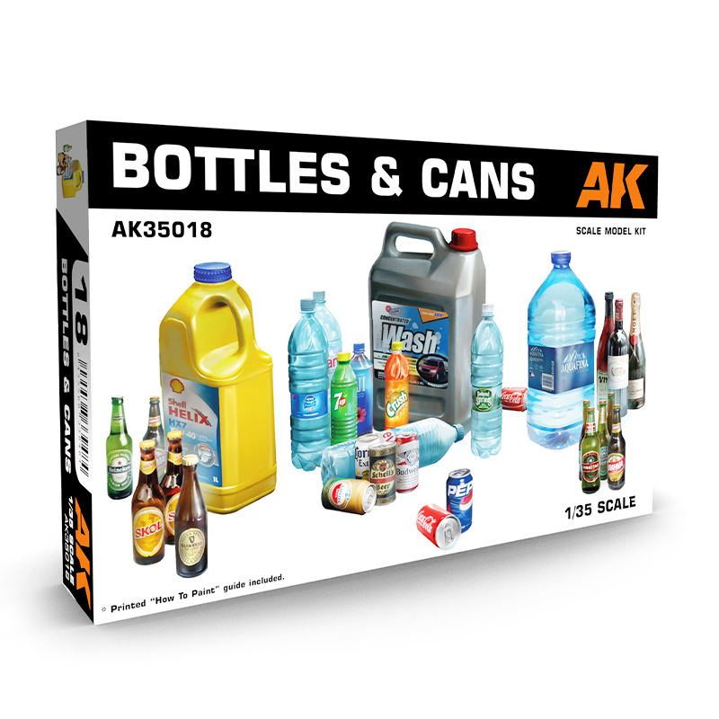 BOTTLES & CANS 1/35 – BOTELLAS Y LATAS