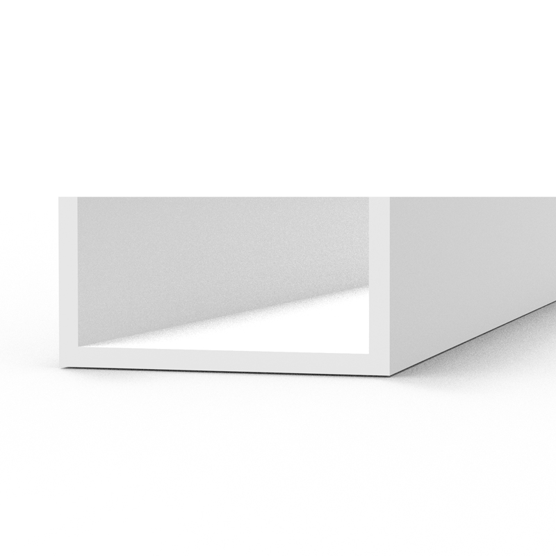 U Channel 5.0 width x 350mm – STYRENE U CHANNEL – (3 units)