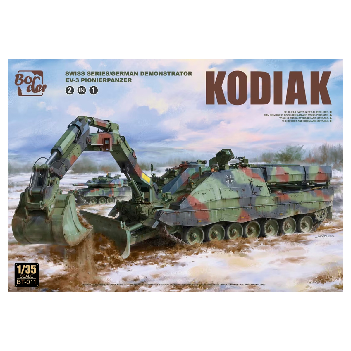 1/35 Kodiak Swiss Series/German Demonstrator, AEV-3 Pionierpanzer (2 in 1)