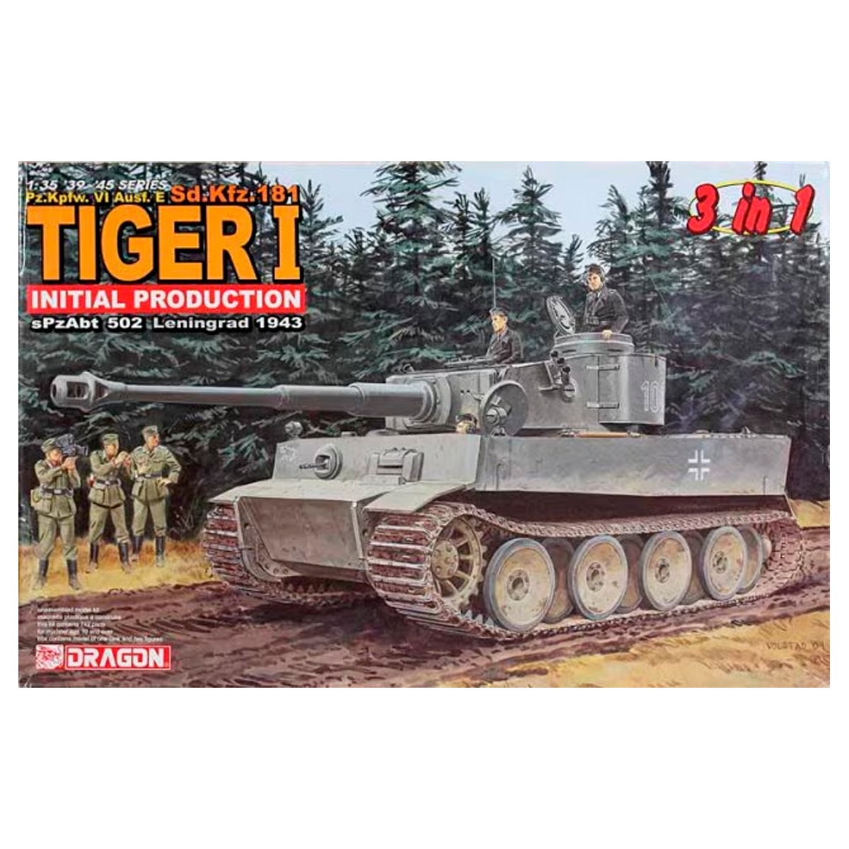 1/35 Pz.Kpfw. VI Ausf. E Sd.Kfz.181 Tiger I INITIAL PRODUCTION sPzAbt 502 Leningrad 1943