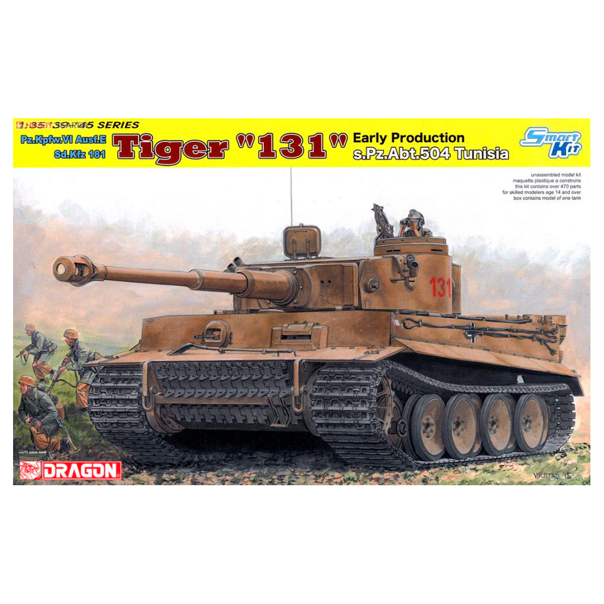 1/35 Pz.Kpfw. VI Tiger I early – “131” Tunisia Early Production