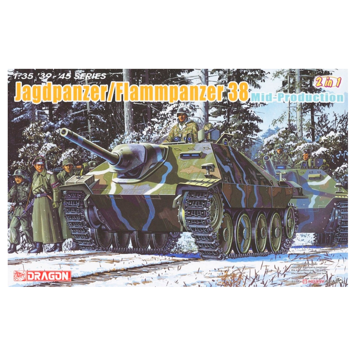 1/35 Jagdpanzer/Flammpanzer 38 Mid Production (2 in 1)