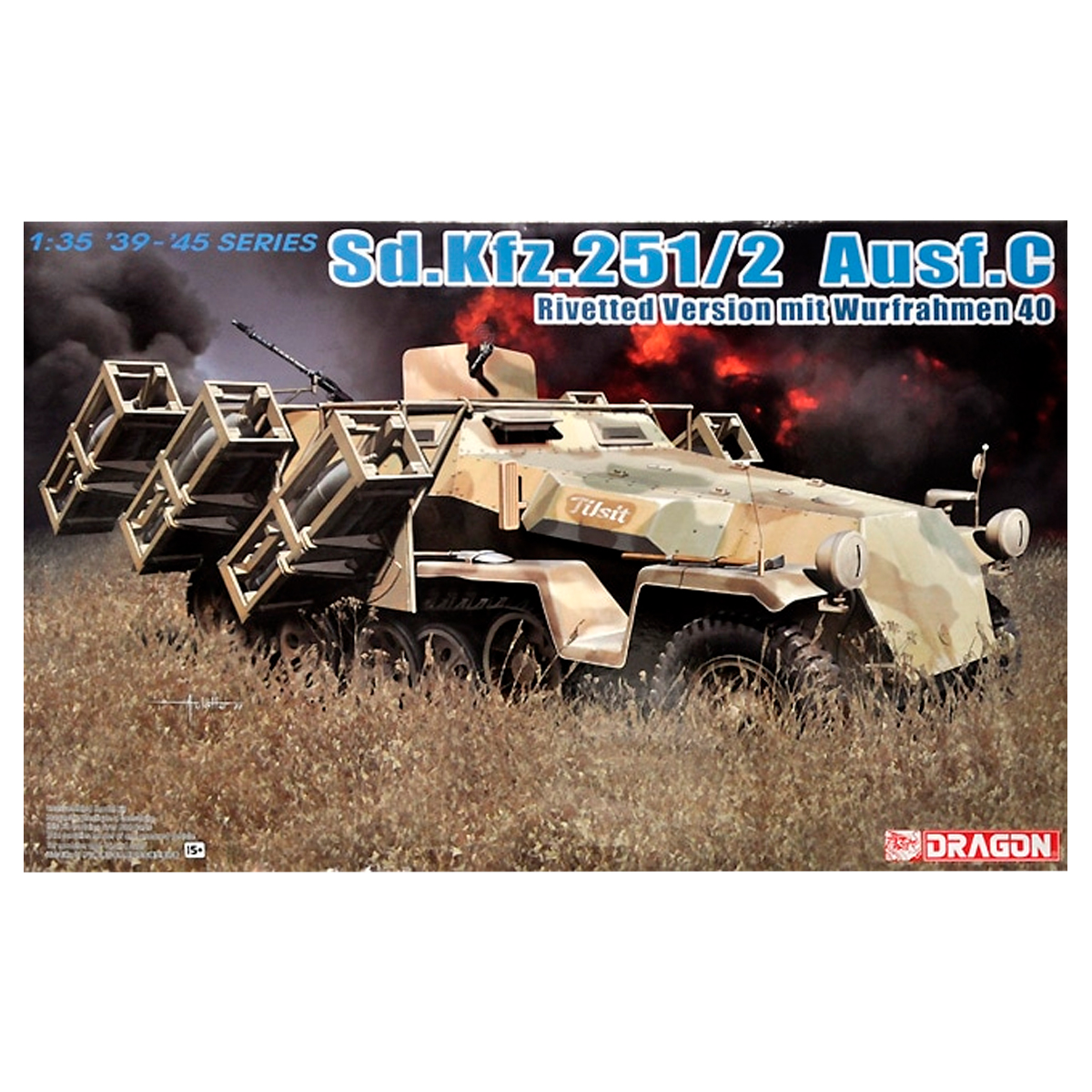 1/35 Sd.Kfz. 251/2 Ausf. C Rivetted Version mit Wurfrahmen 40