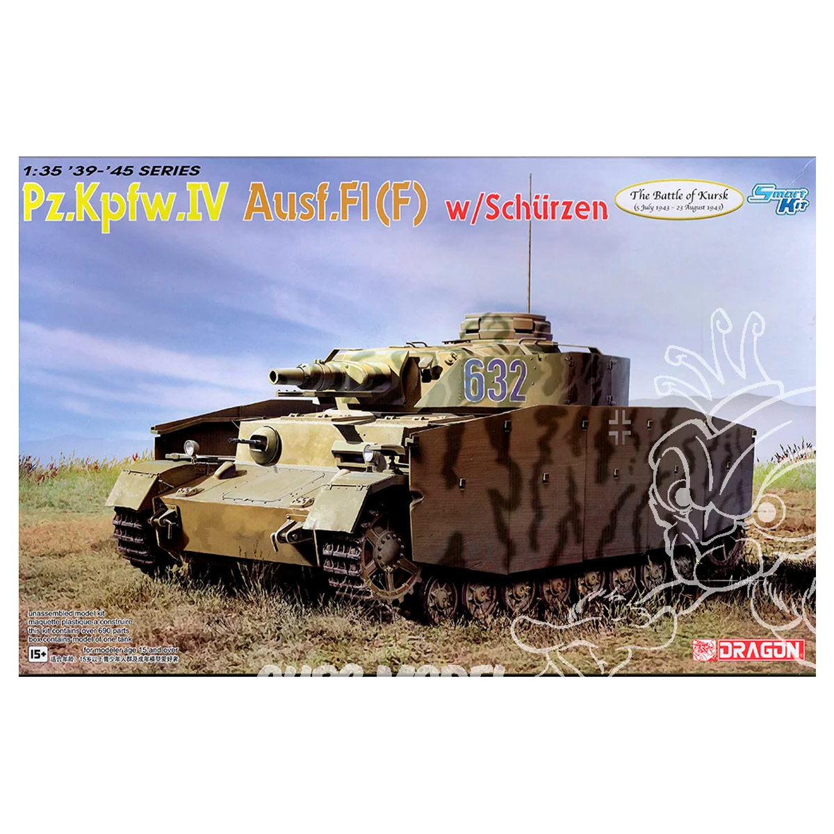 1/35 Pz.Kpfw.IV Ausf.F1(F) w/Schurzen – The Battle of Kursk 1943