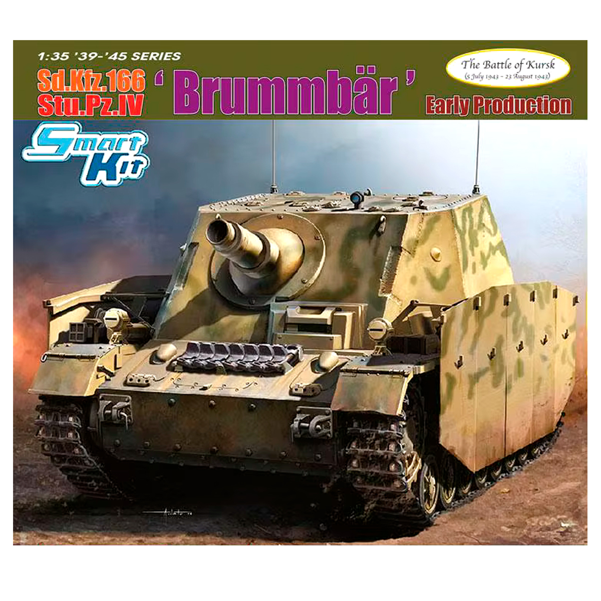 1/35  Sd.Kfz.166 Stu.Pz.IV ‘Brummbar’ Early Production (The Battle of Kursk)