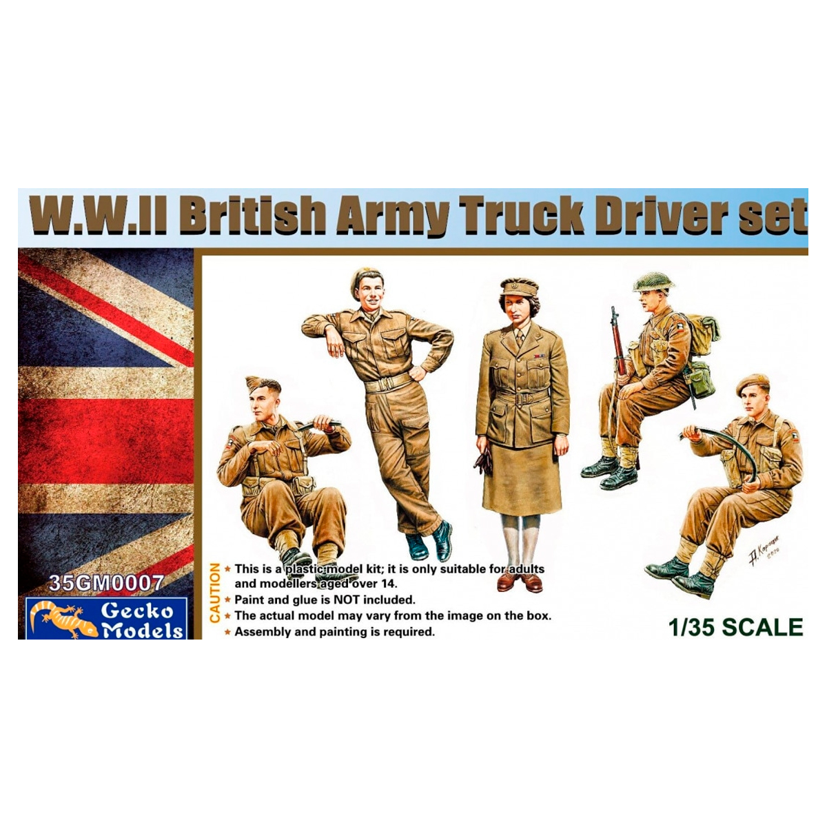 1/35 WWII British Army Truck Driver Set