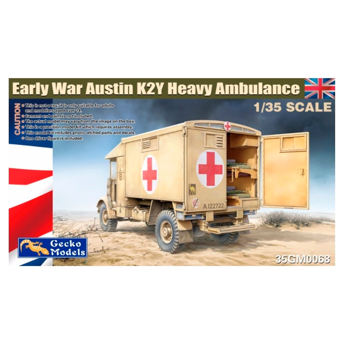 1/35 Early War British Army 4×2 Heavy Ambulance