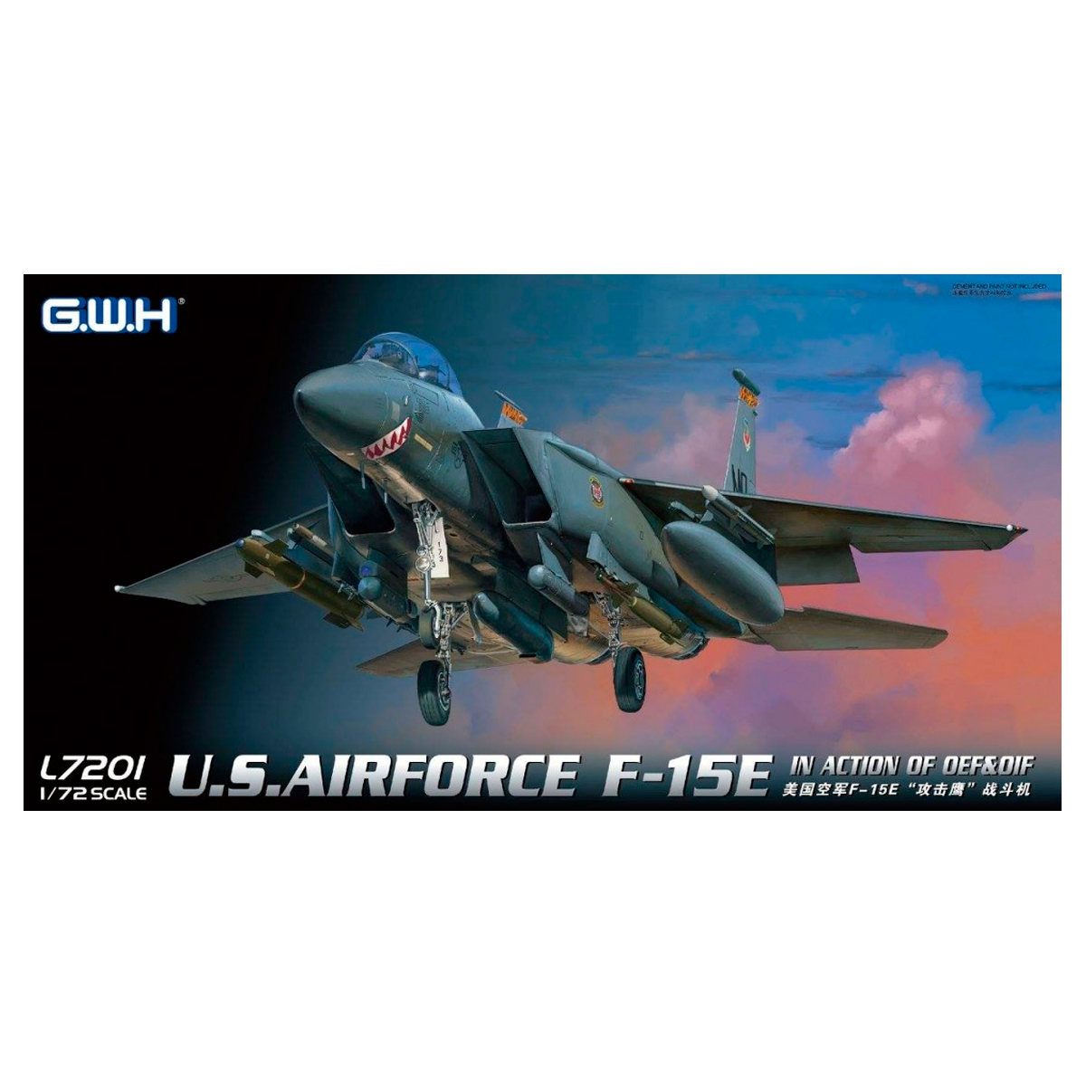 U.S. Airforce F-15E Strike Eagle in Action of OEF & OIF 1/72