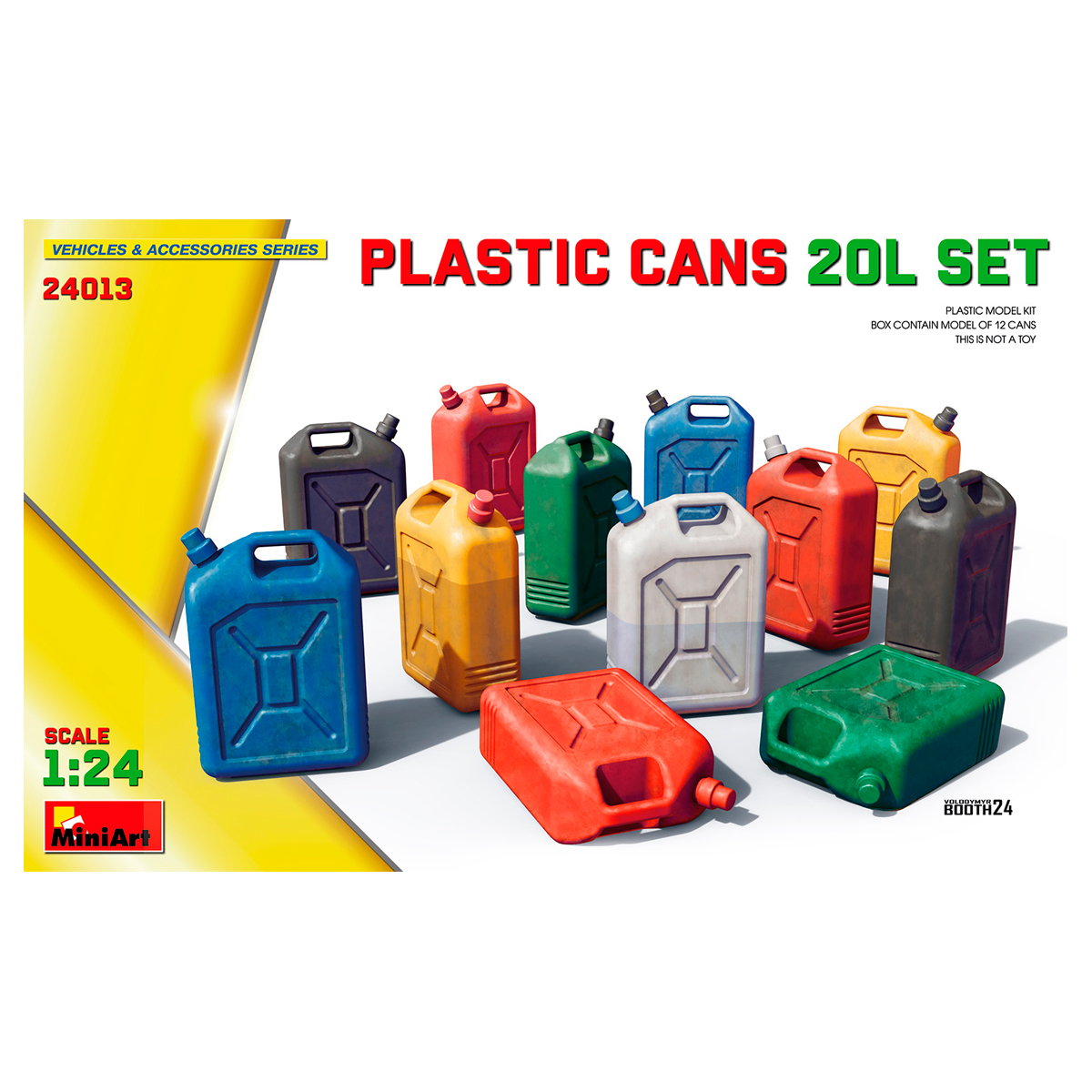 1/24 Plastic Cans 20L Set