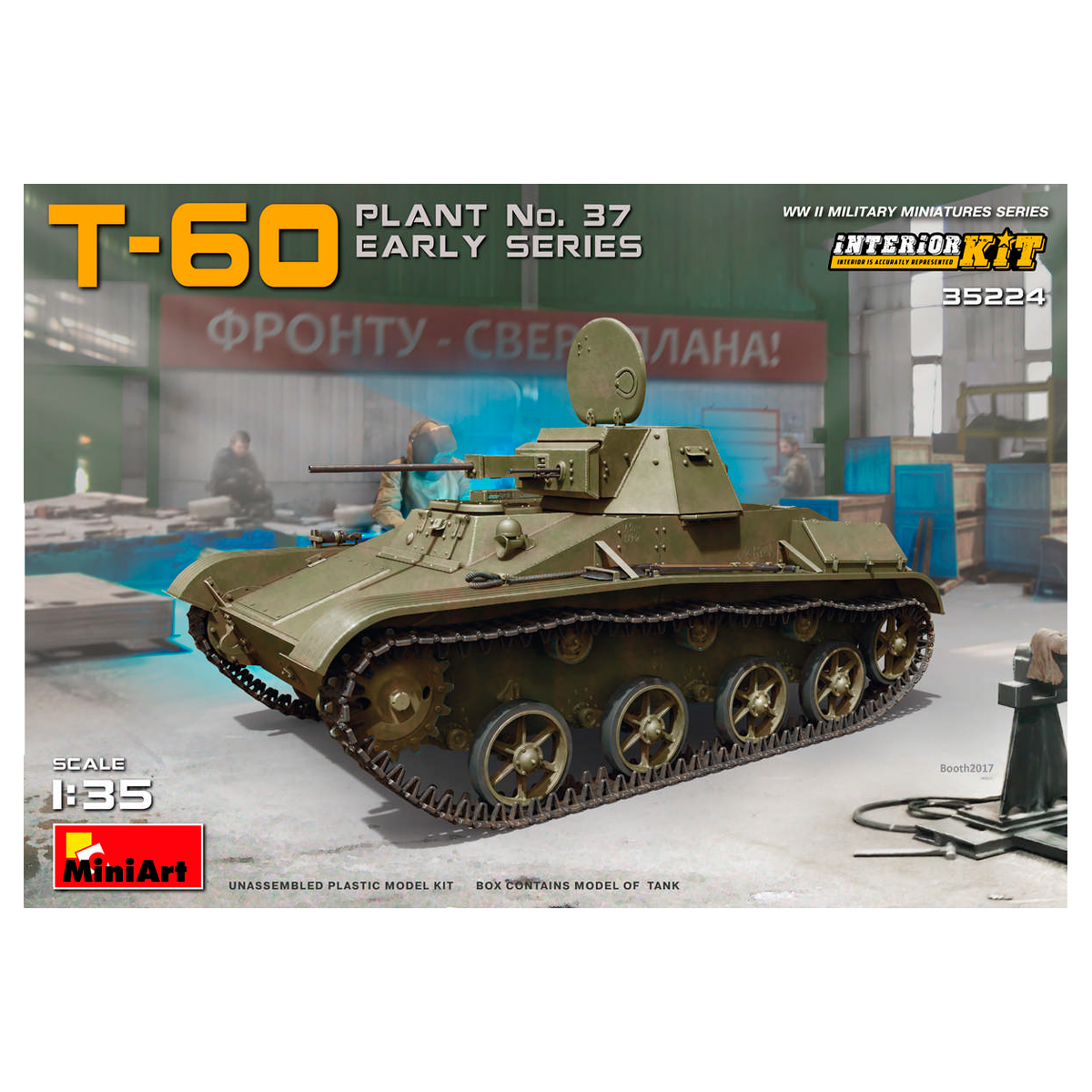 1/35 T-60(Plant No.37) Early Series,Autumn 1941 Prod.