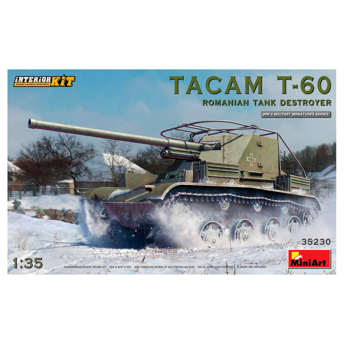 1/35 Tacam T-60 Romanian Tank Destroyer. Interior Kit