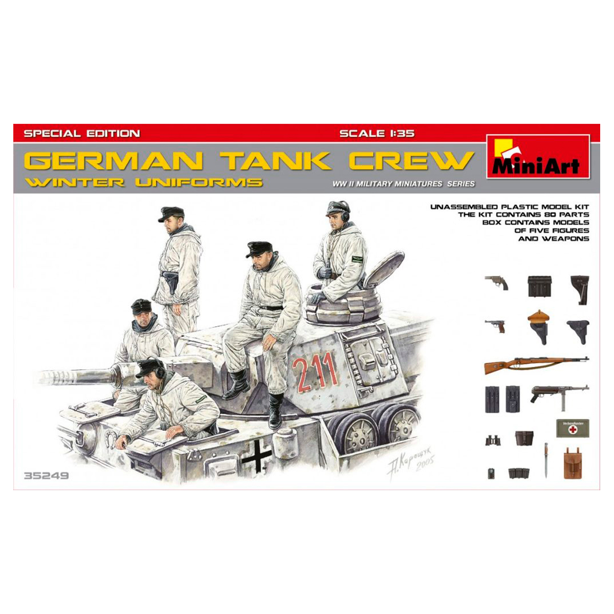 1/35 German Tank Crew(Winter Uniforms).Special Edition