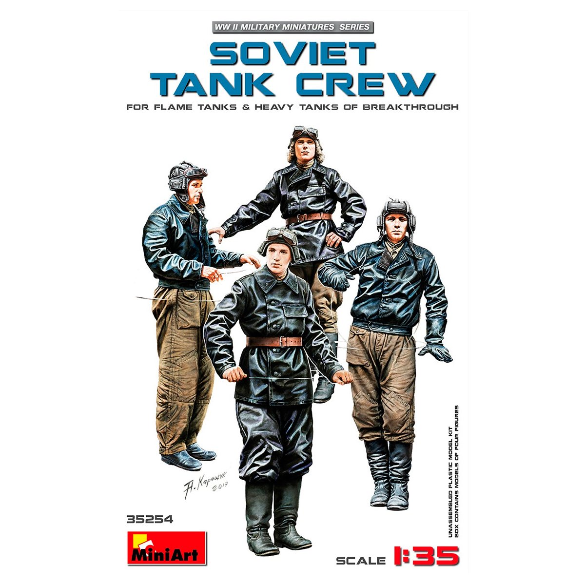 1/35 Soviet TankCrew (for Flame Tanks & Heavy Tanks of Breakthrough)