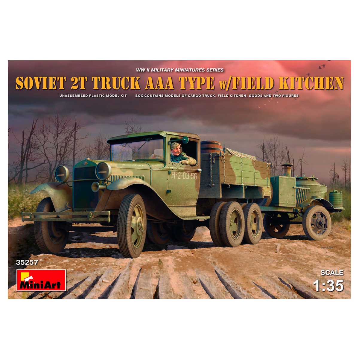 1/35 Soviet 2 t Truck AAA Type w/Field Kitchen