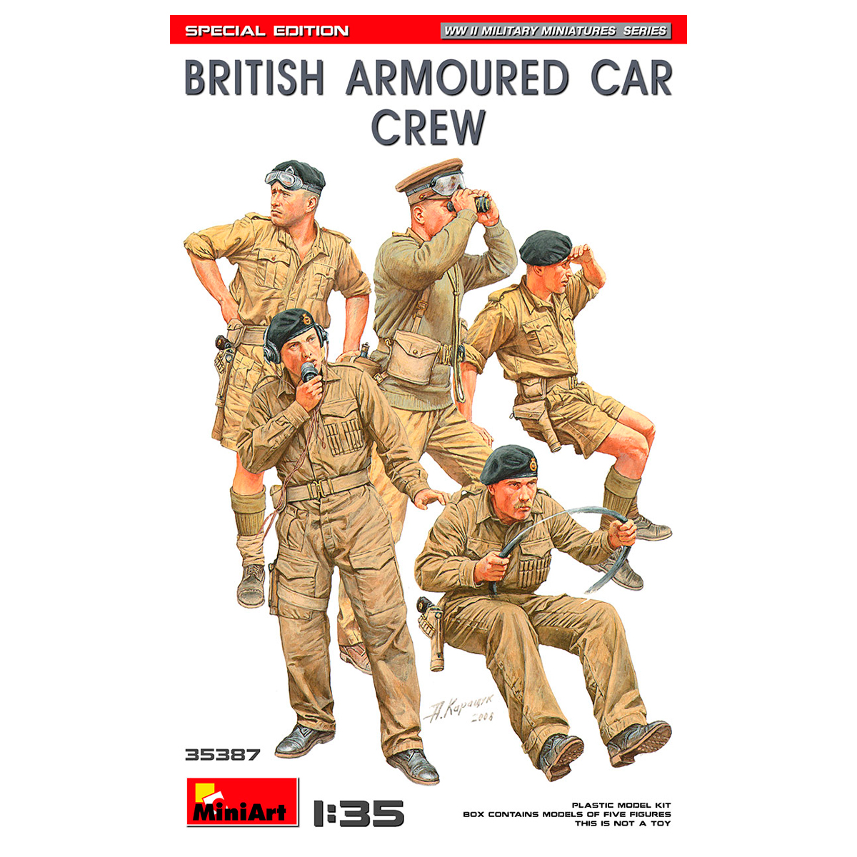 1/35 British Armoured Car Crew.Special Edition