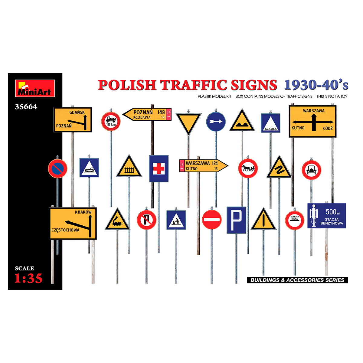 1/35 Polish Traffic Signs 1930-40’s