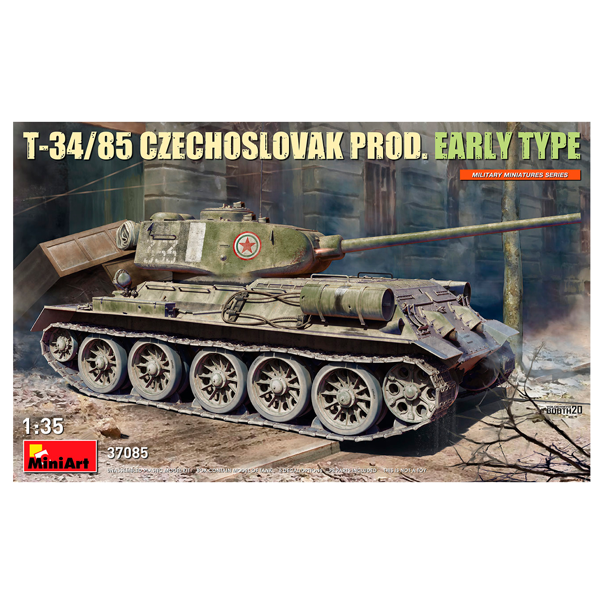 1/35 T-34-85 Czechoslovak Prod. Early Type