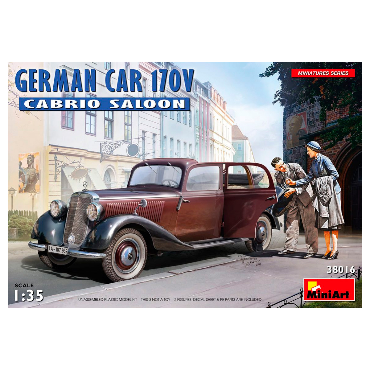 1/35 German Car 170V Cabrio Saloon