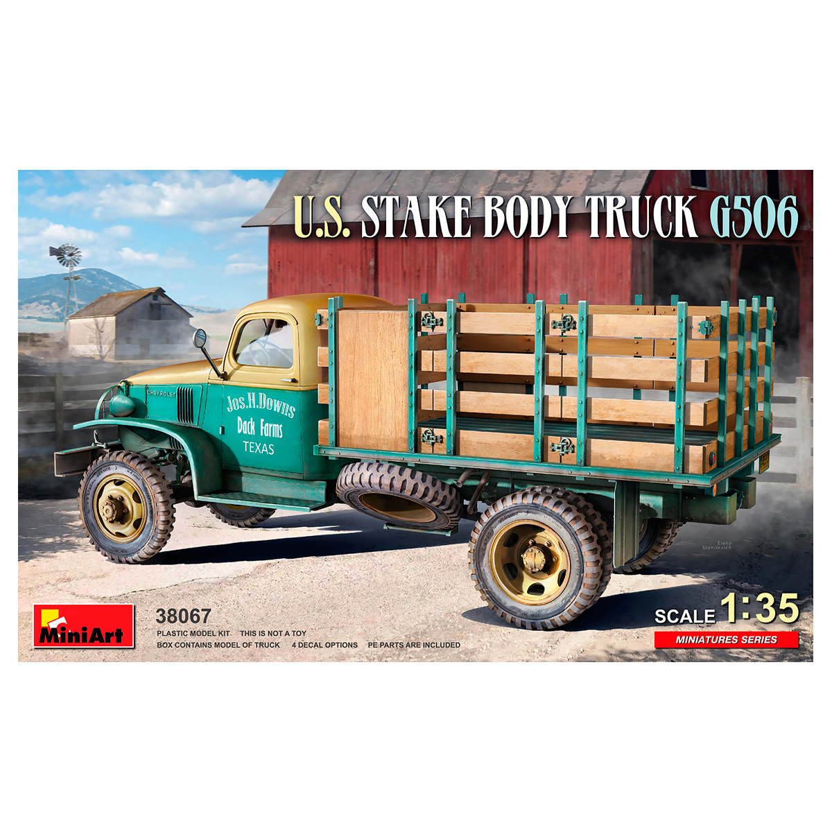 1/35 U.S. Stake Body Truck G506