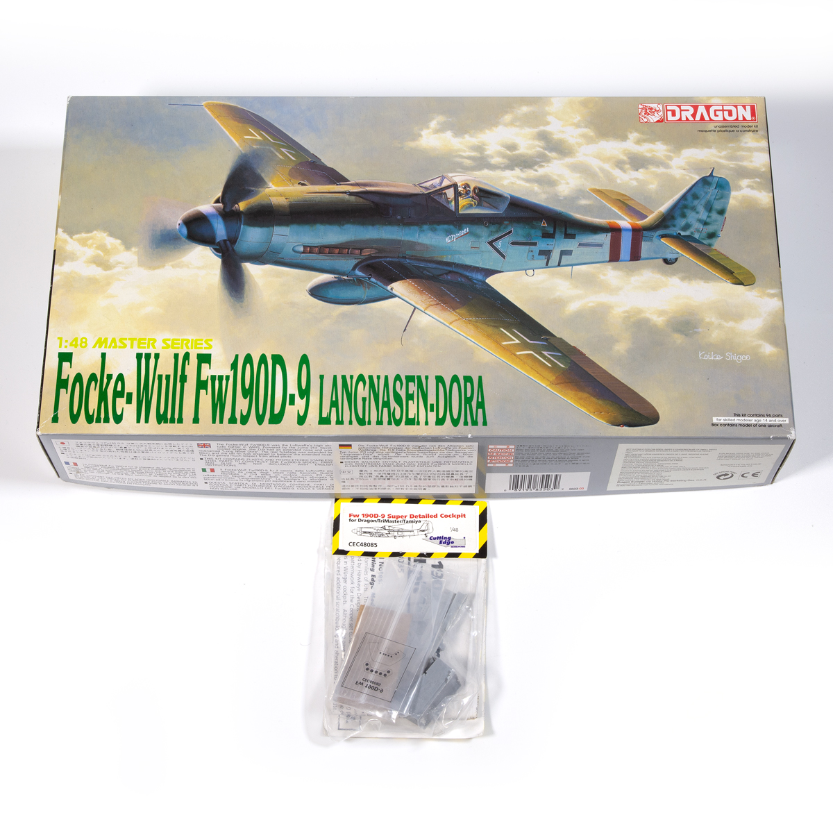 PACK VINTAGE DRAGON Focke-Wulf Fw190D-9 Langnasen-Dora 1/48 with Cutting Edge Super detailed Cockpit