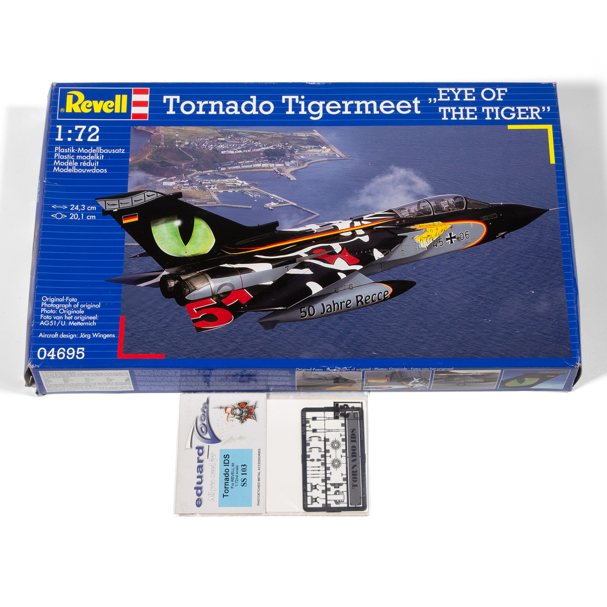 PACK VINTAGE REVELL Tornado Tigermeet «Eye of the Tiger» 1/72 with Eduard details set