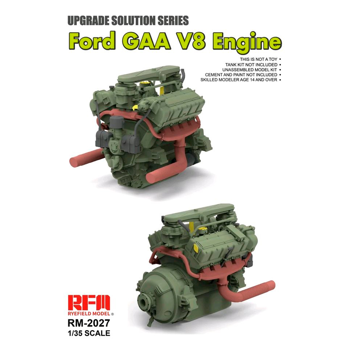 The Upgrade Solution Series for Ford Gaa V8 Engine 1/35