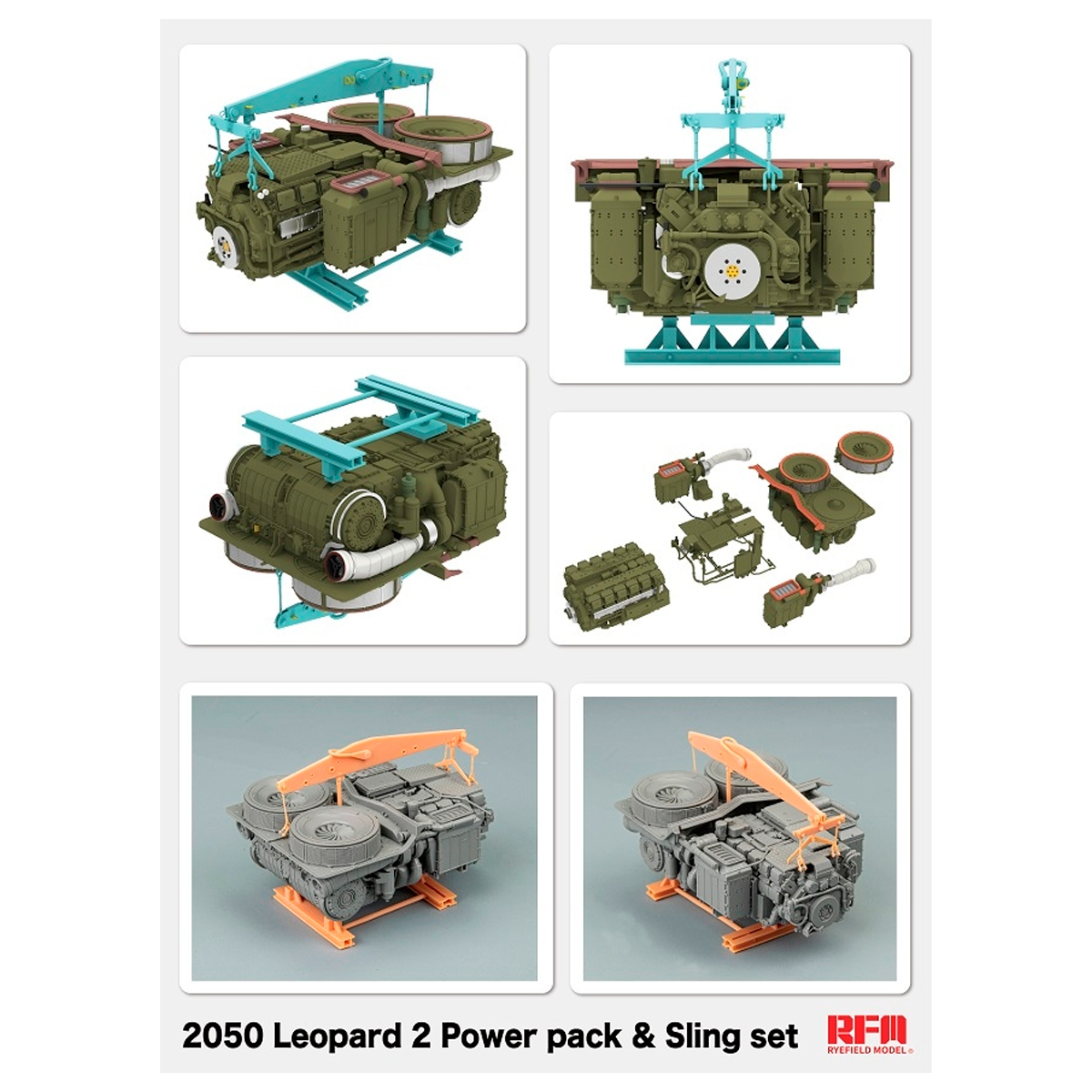 Leopard 2 Power Pack & Sling Set 1/35