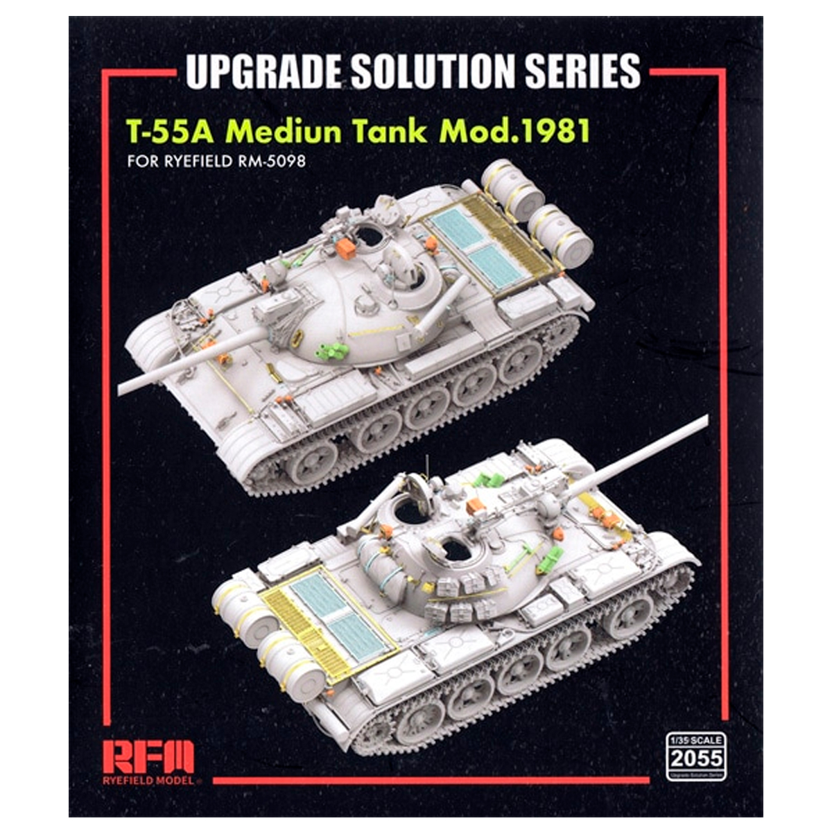 The Upgrade Solution Series for T-55A Medium Tank Mod. 1981 1/35