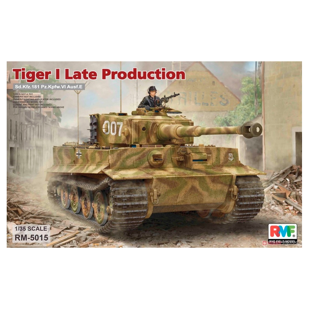 1/35 Pz.Kpfw.VI Ausf.E Sd.Kfz.181 Tiger I Late Production