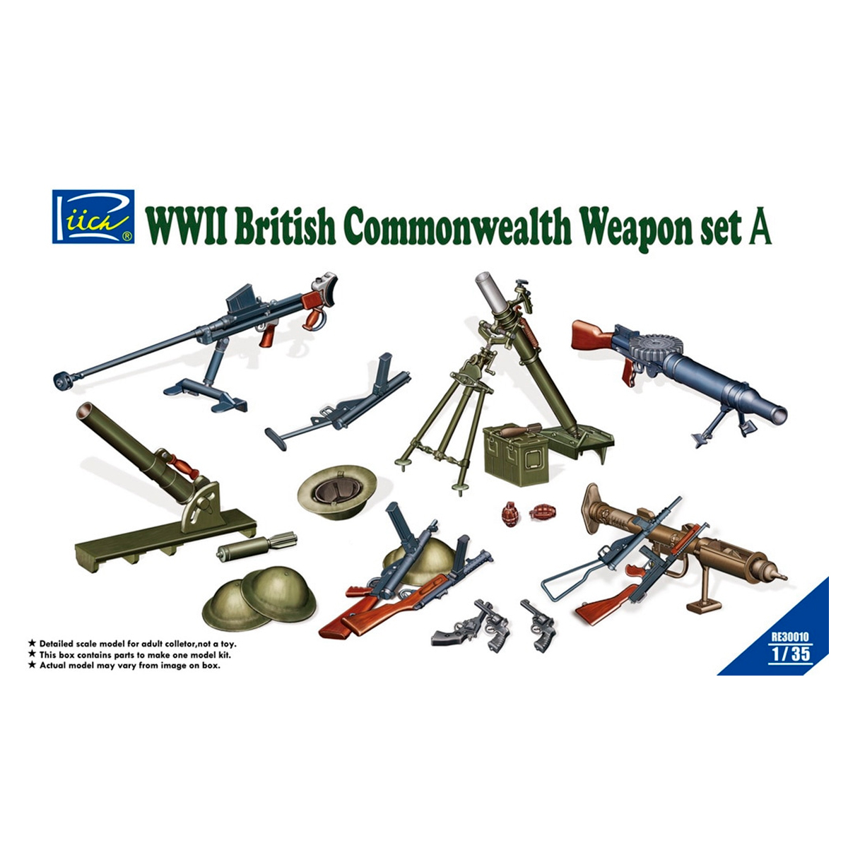 WW2 British & Commonwealth Weapon Set A 1/35