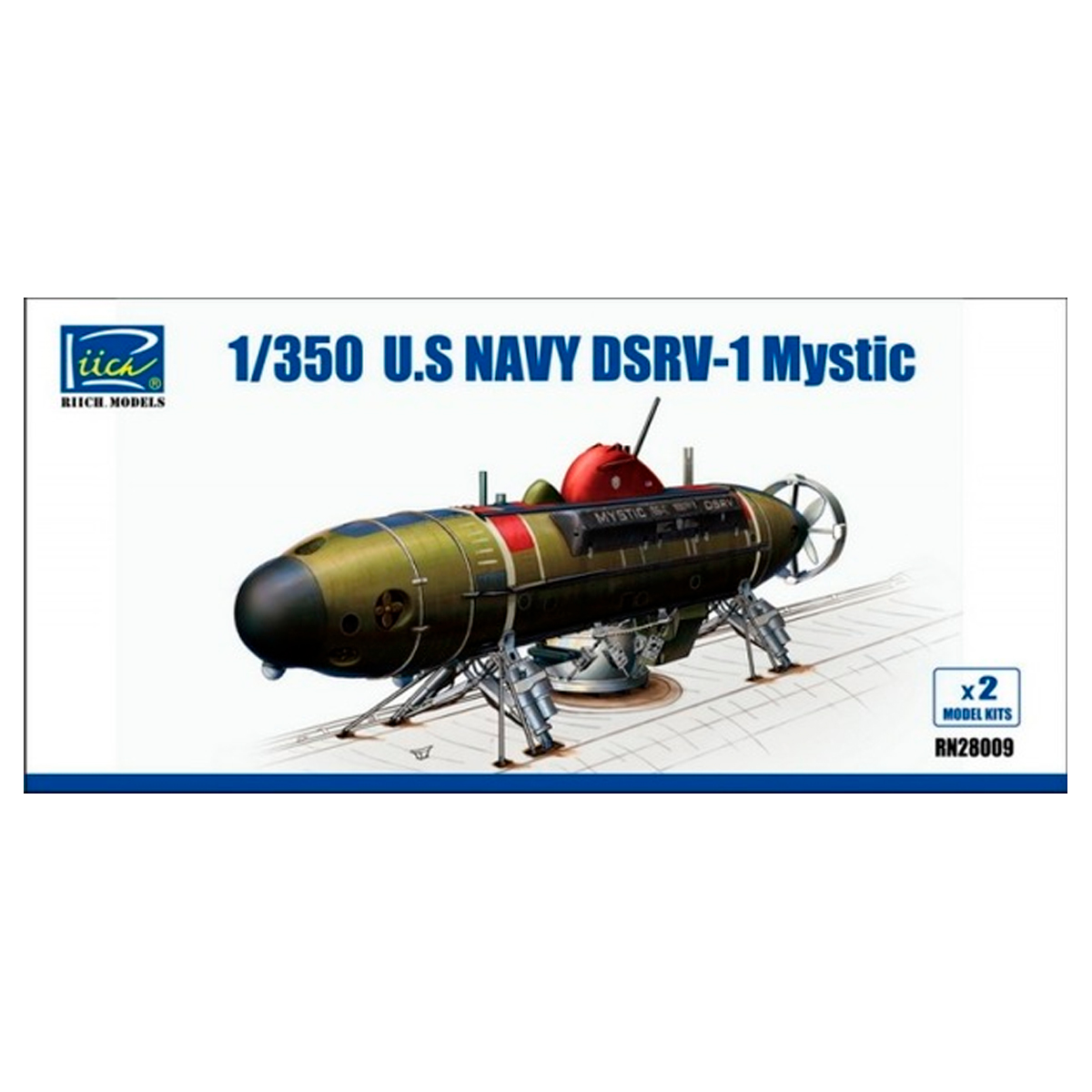 U.S Navy DSRV-1 Mystic 1/350 (Deep Submergence Rescue Vehicle)