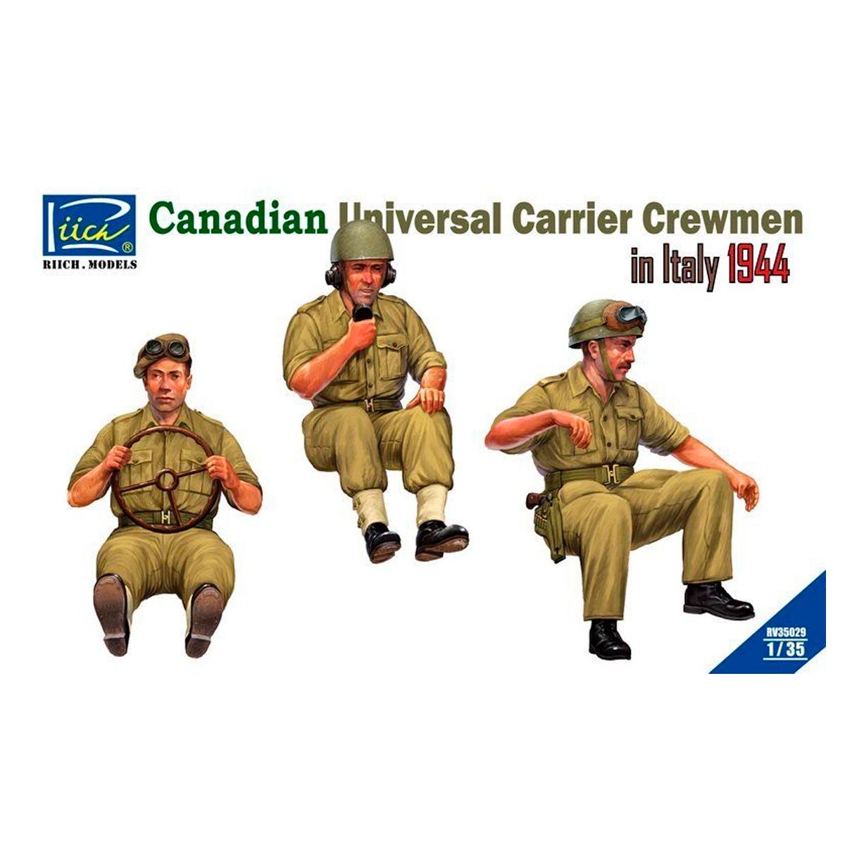 Canadian Universal Carrier Crewmen – 1944 in Italy 1/35