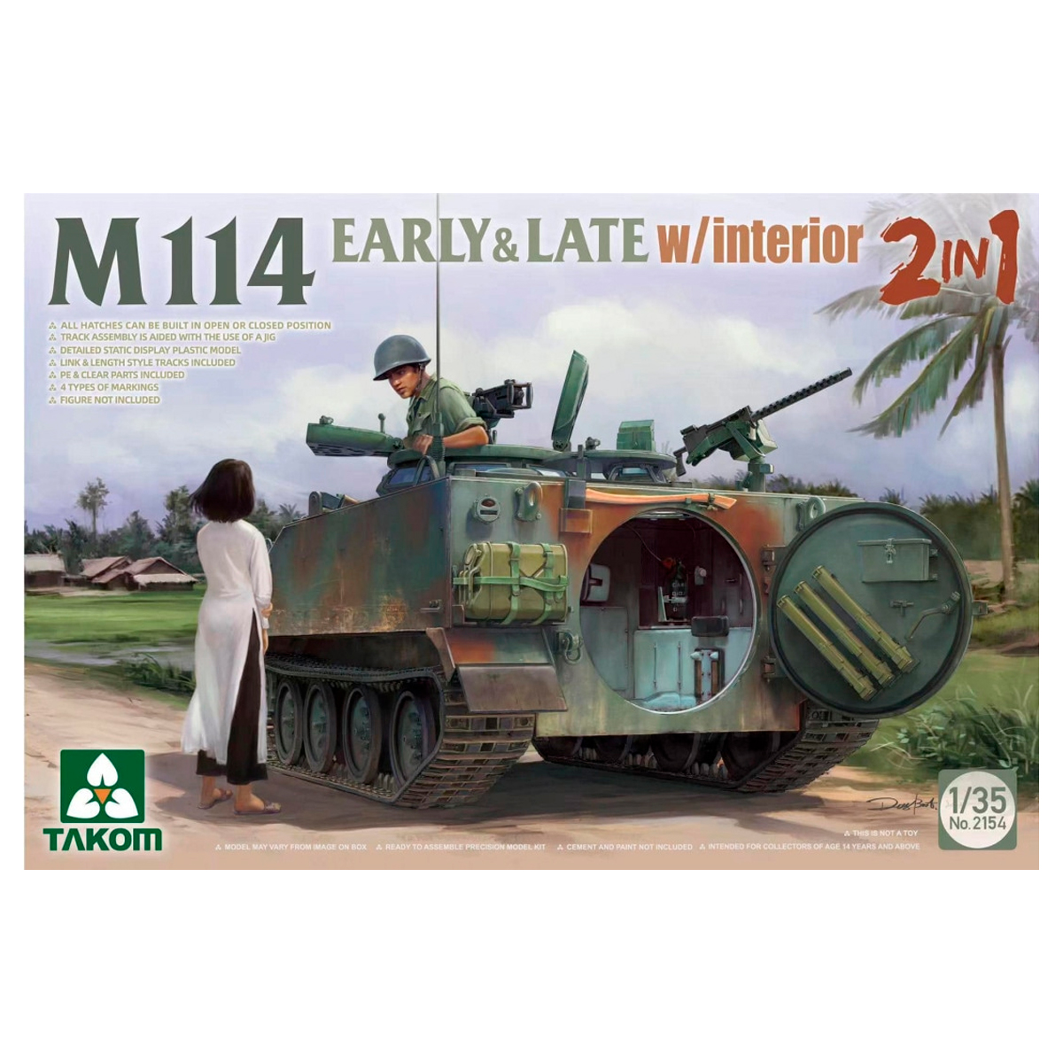 1/35 M114 early & late type w/ interior