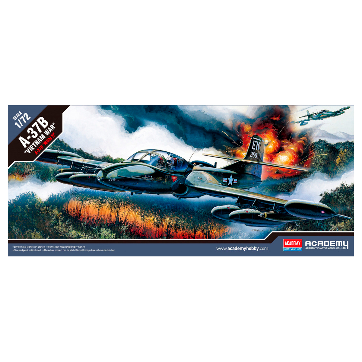 ACADEMY 1/72 A-37B Vietnam War