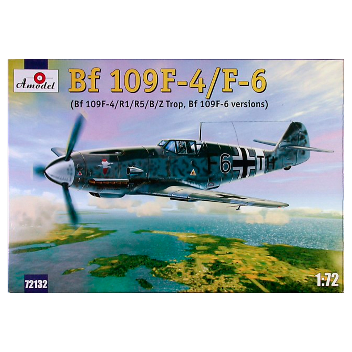 Amodel 1/72 Bf 109F-4/F-6 (Bf 109F-4/R1/R5/B/Z Trop, Bf 109F-6 versions)