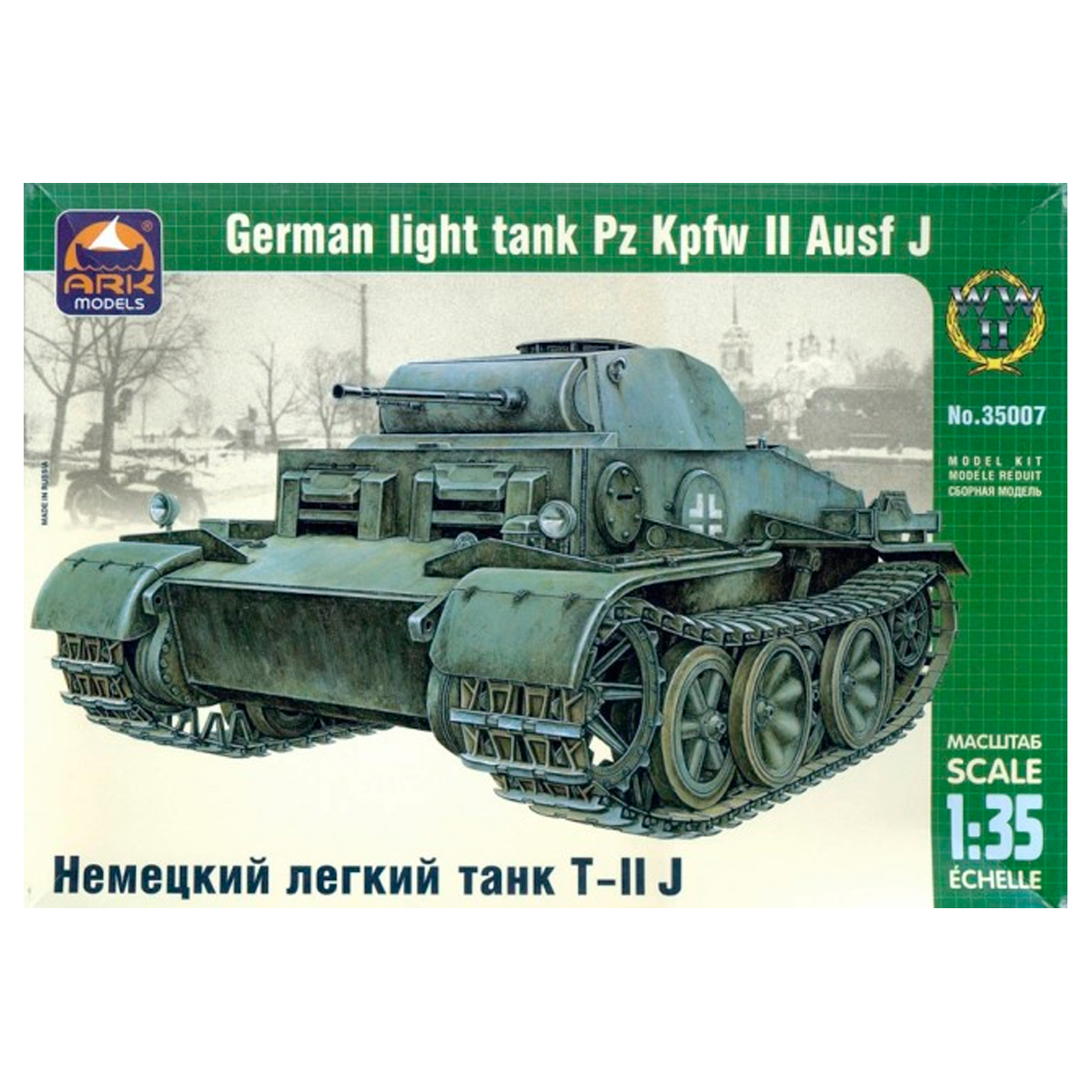 ARK Models 1/35 German Light Tank Pz.Kpfw.II Ausf.J