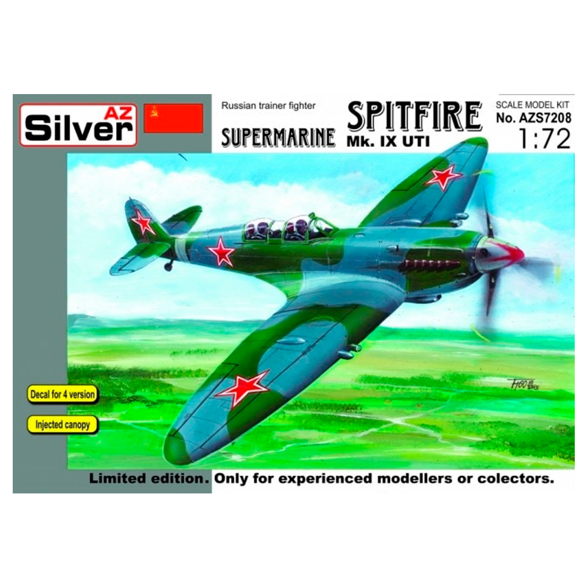 AZ MODEL 1/72 Supermarine Spitfire Mk.IX UTI (Limited edition)