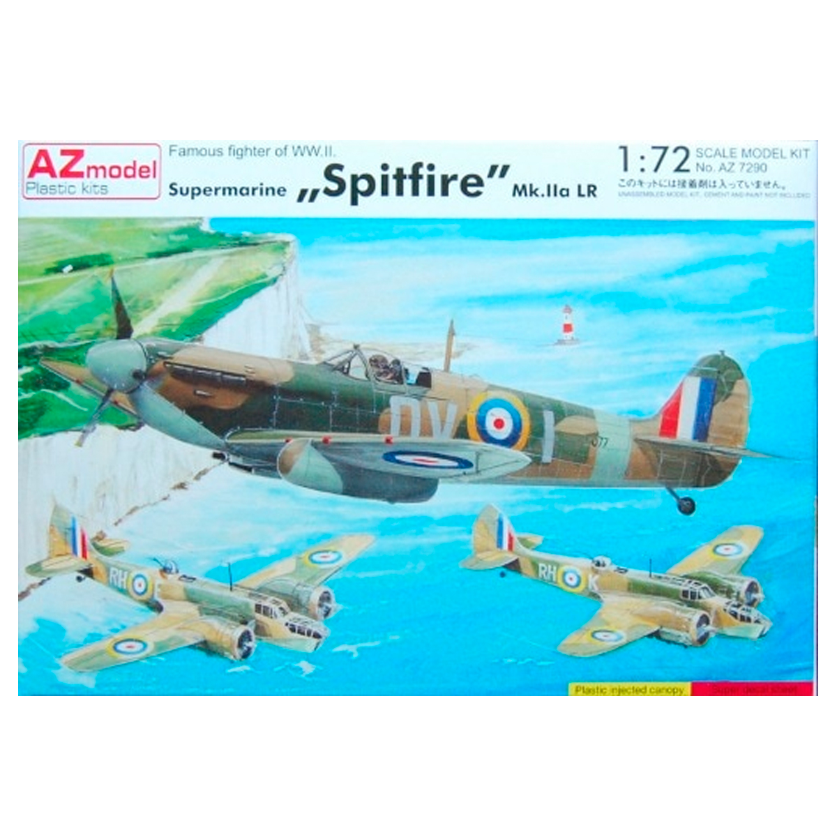 AZ MODEL 1/72 Supermarine Spitfire Mk.IIa LR