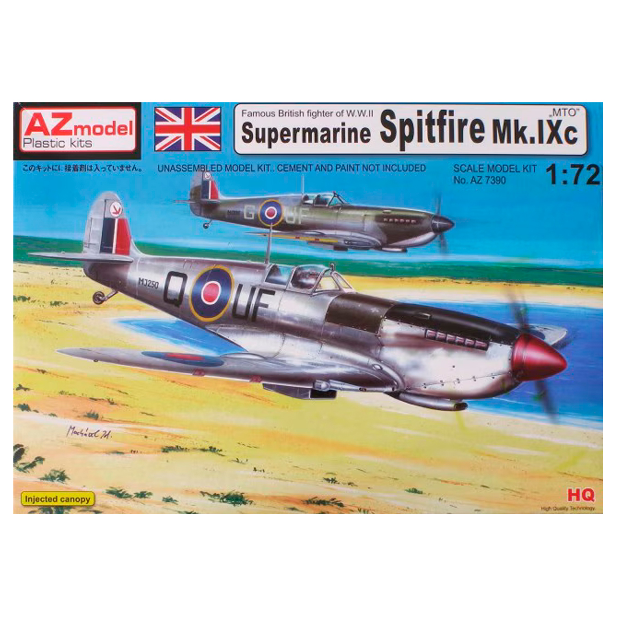 AZ MODEL 1/72 Supermarine Spitfire Mk.IXc “MTO”