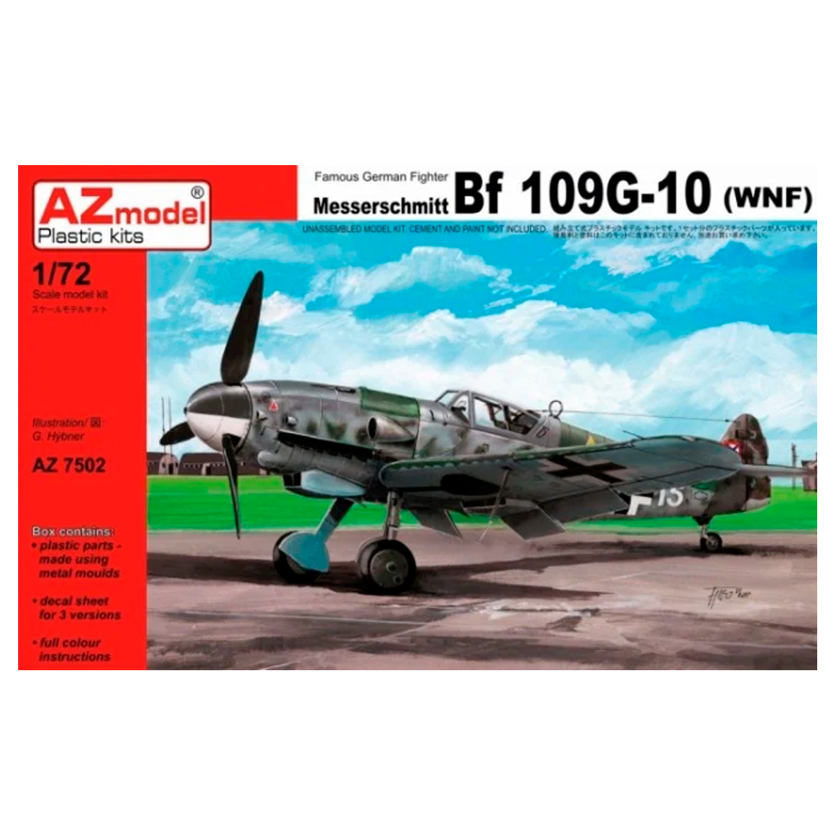 AZ MODEL 1/72 Messerschmitt Bf 109G-10 (WNF)