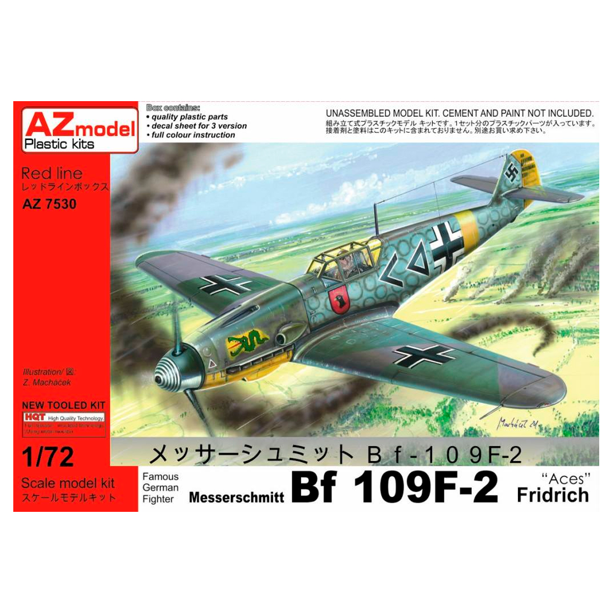 AZ MODEL 1/72 Messerschmitt Bf 109F-2 Fridrich “Aces”