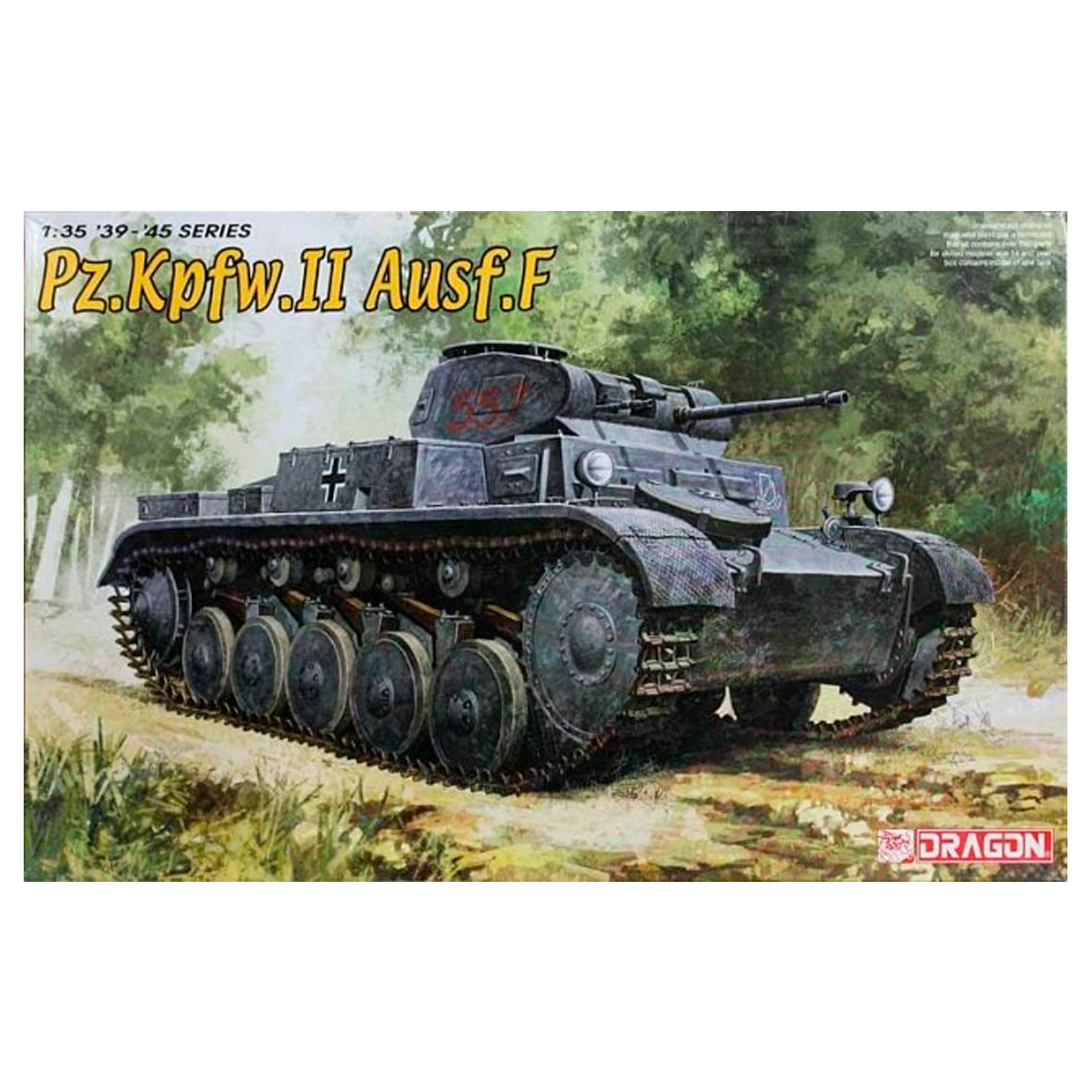 DRAGON 1/35 Pz.Kpfw. II Ausf. F (new production run) /w interior w/ DS Tracks