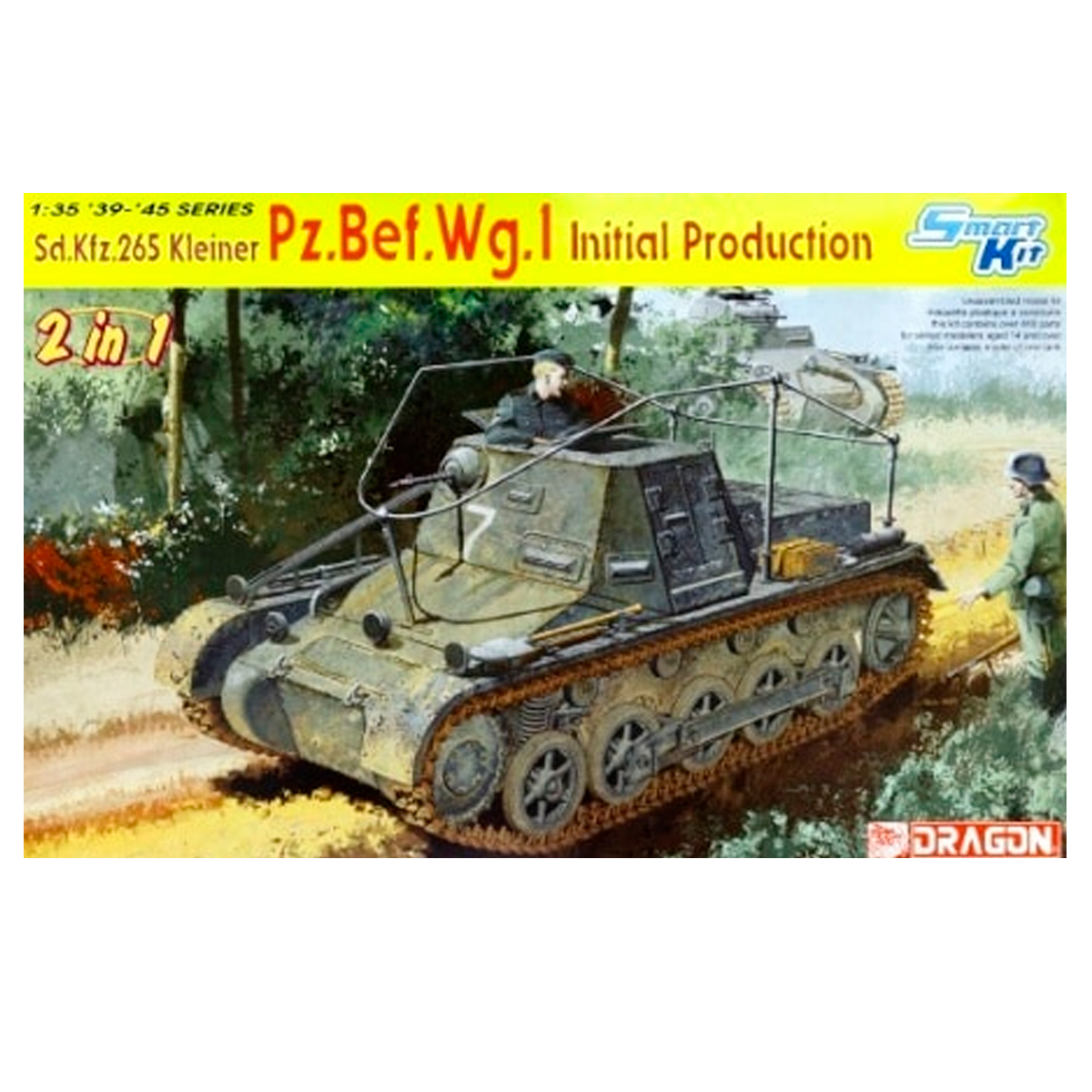 DRAGON 1/35 Sd.Kfz.265 Kleiner Pz.Bef.Wg.1 Initial Production