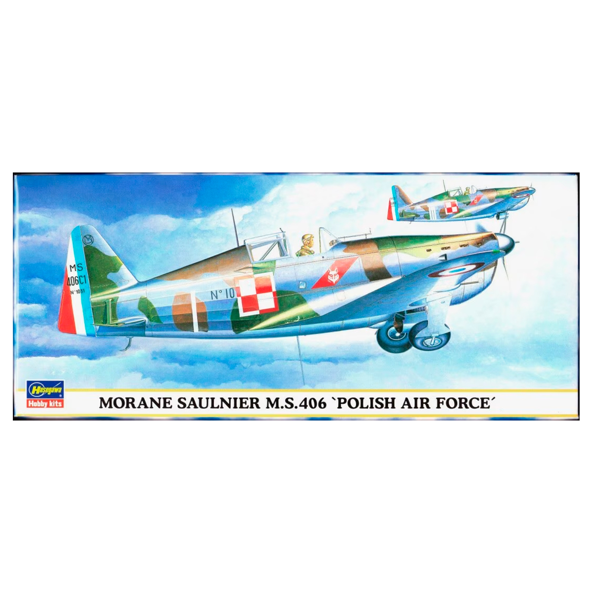 HASEGAWA 1/72 Morane Saulnier M.S.406 ‘Polish Air Force’