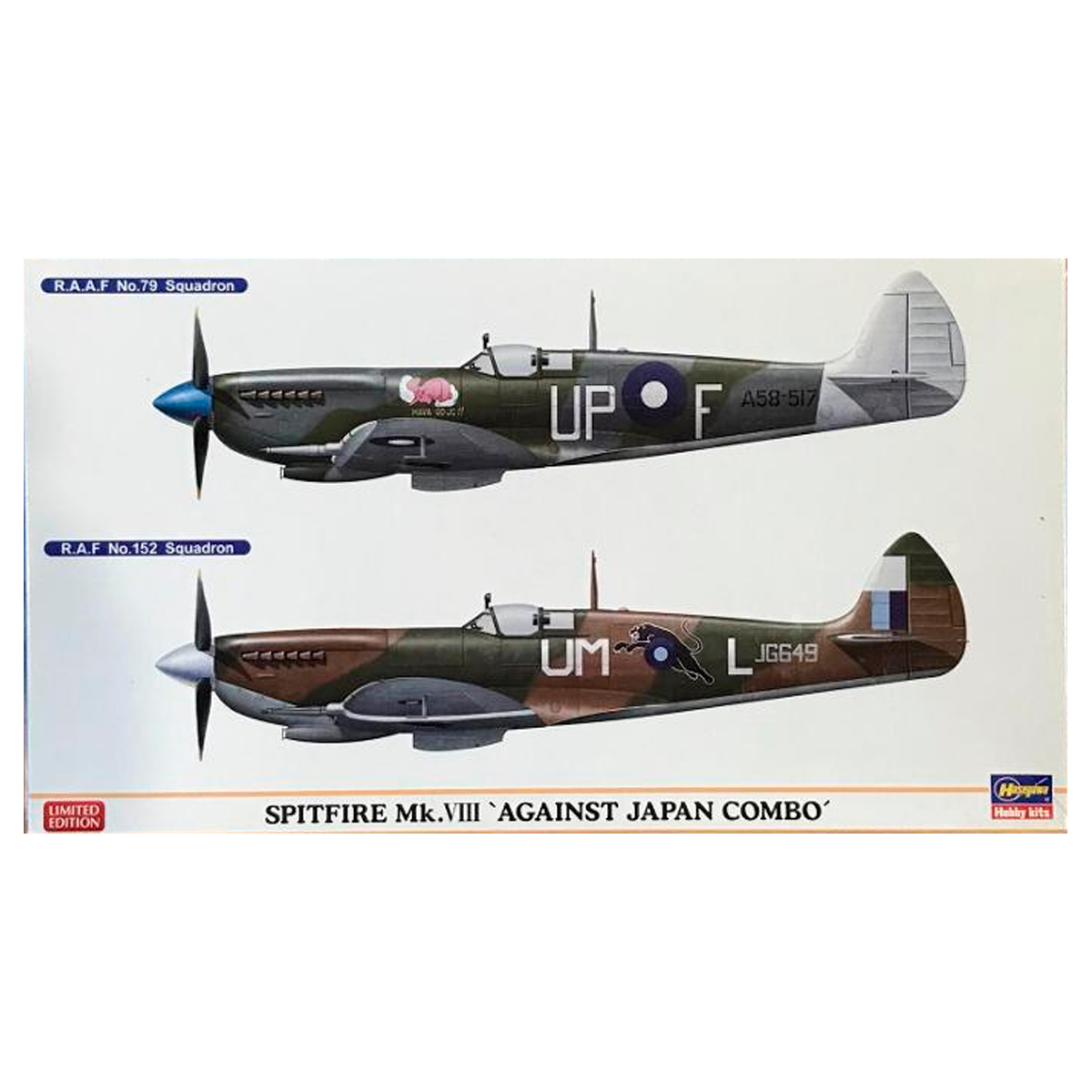 HASEGAWA 1/72 Spitfire Mk.VIII ‘Against Japan Combo’