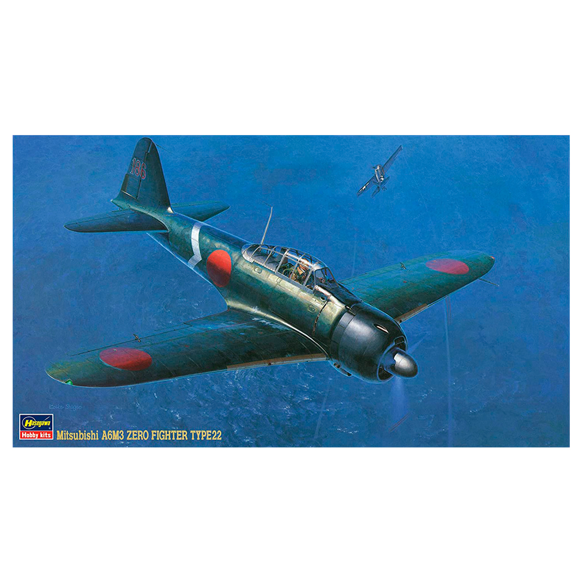 HASEGAWA 1/48 Mitsubishi A6M3 Zero Fighter Type 22