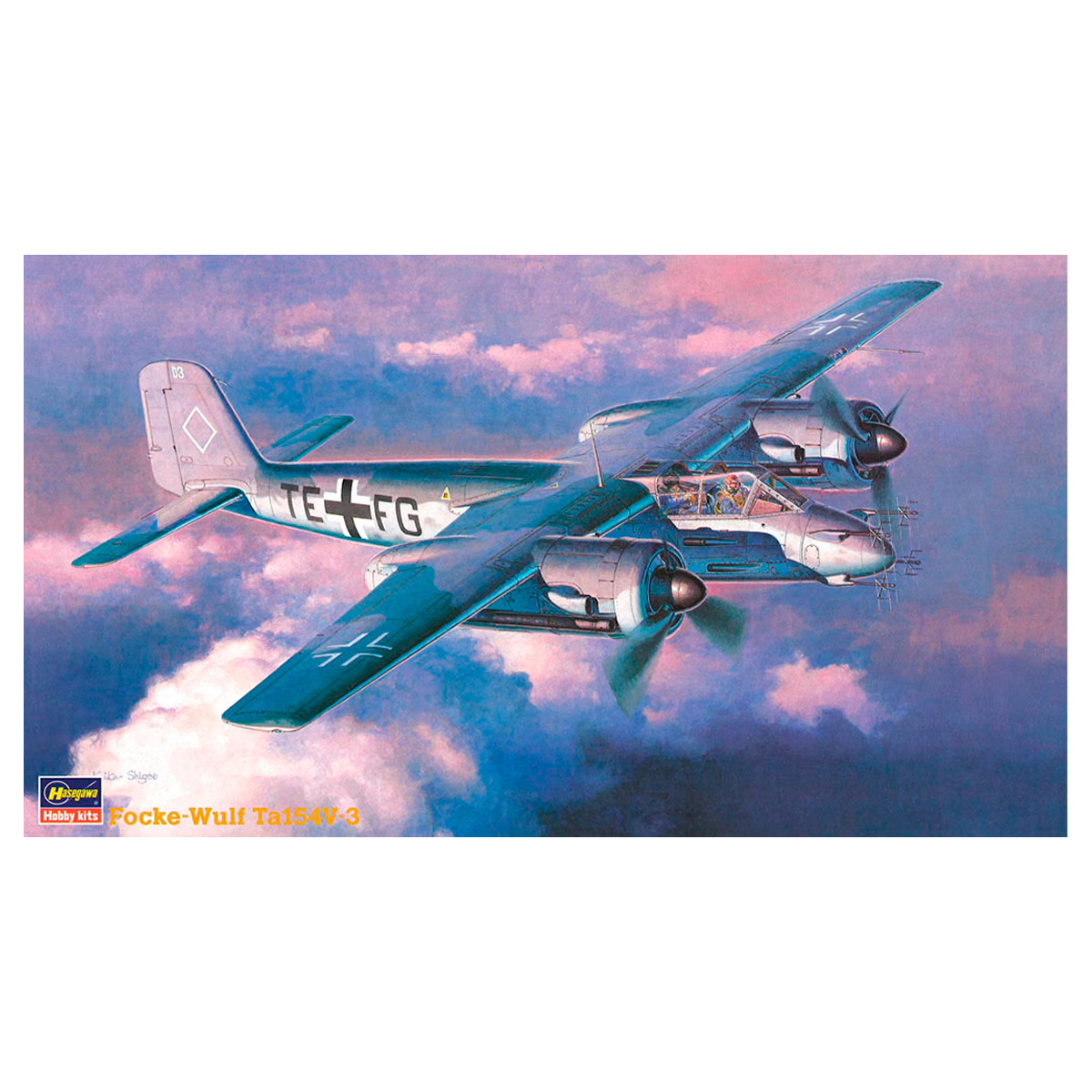 HASEGAWA 1/72 Focke-Wulf Ta154V-3